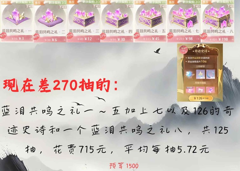 无限暖暖1.8版本丹青季氪金攻略：精准补抽指南-景澄手游网