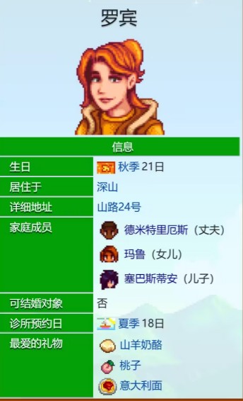 星露谷物语：罗宾的爱心事件全览-景澄手游网