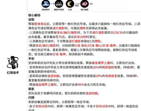 战双帕弥什莉莉丝谬影技能详解-景澄手游网