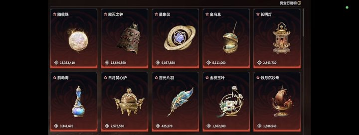 《永劫无间》摸金模式大红物品全解析：稀有藏品+价值榜单+获取策略-景澄手游网