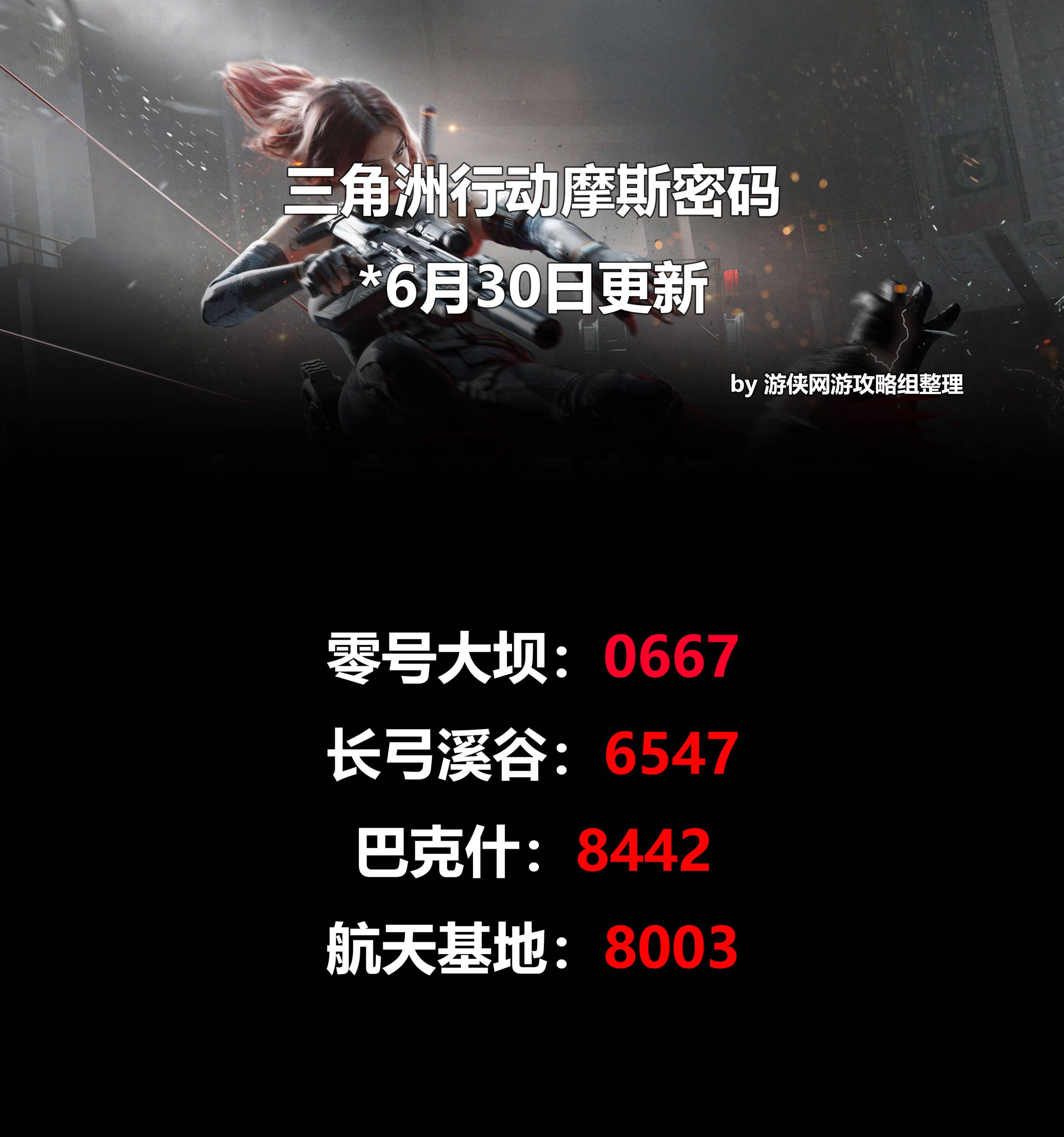 《三角洲行动》2025.6.30摩斯密码指南-景澄手游网