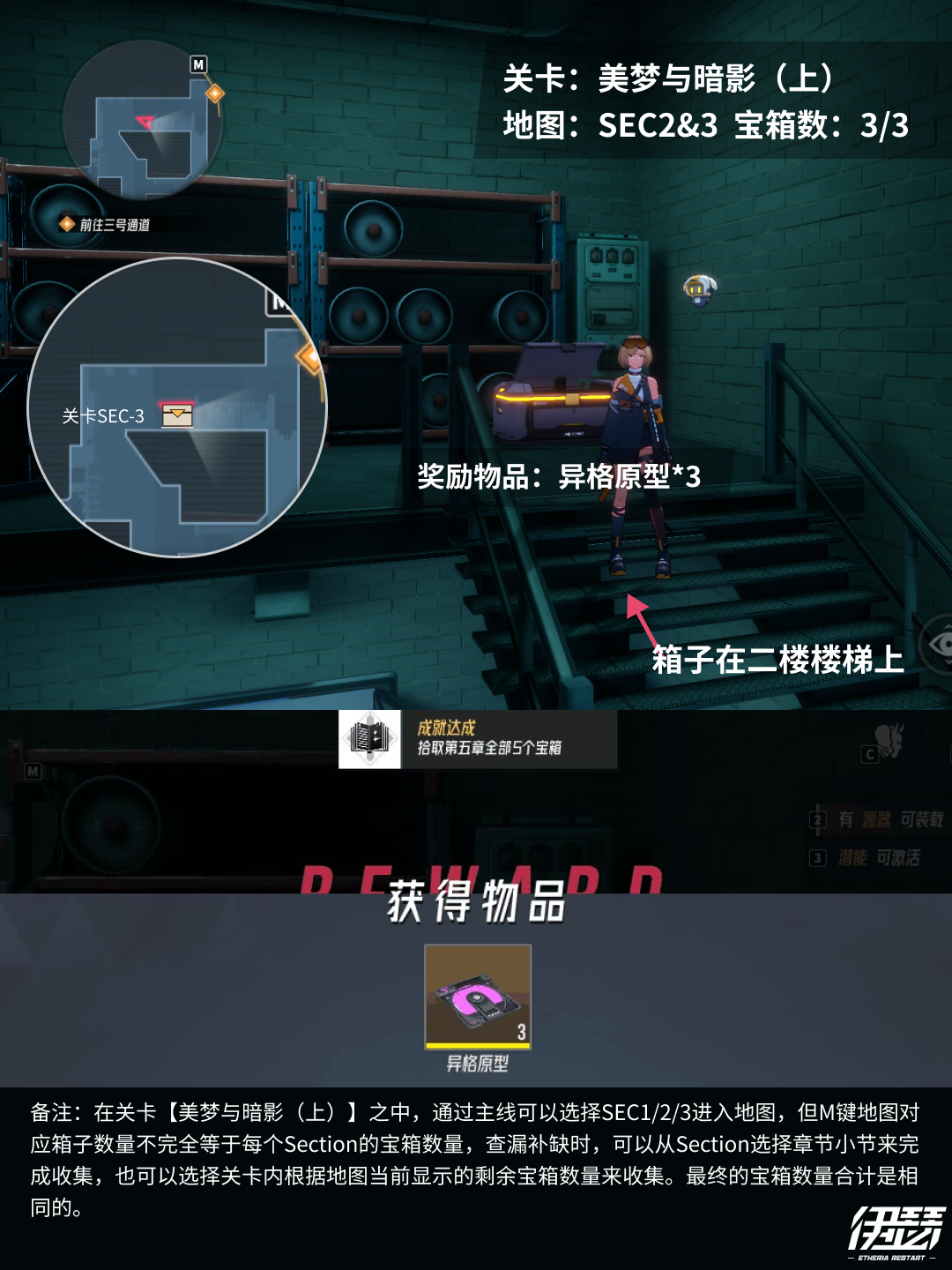 伊瑟第三章美梦与暗影宝箱全收集指南-景澄手游网