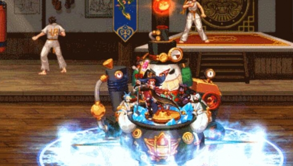 雪人刨冰技能展示