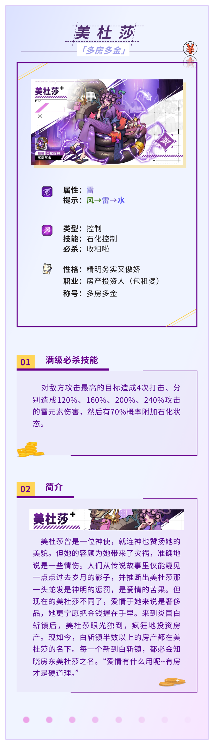 龙王大人美杜莎：“包租婆”神使的战斗天赋与投资智慧-景澄手游网
