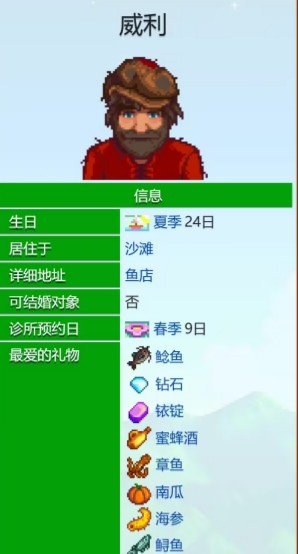 星露谷物语：威利爱心事件全览-景澄手游网