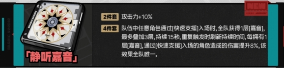 绝区零静听嘉音驱动盘属性效果全解析-景澄手游网