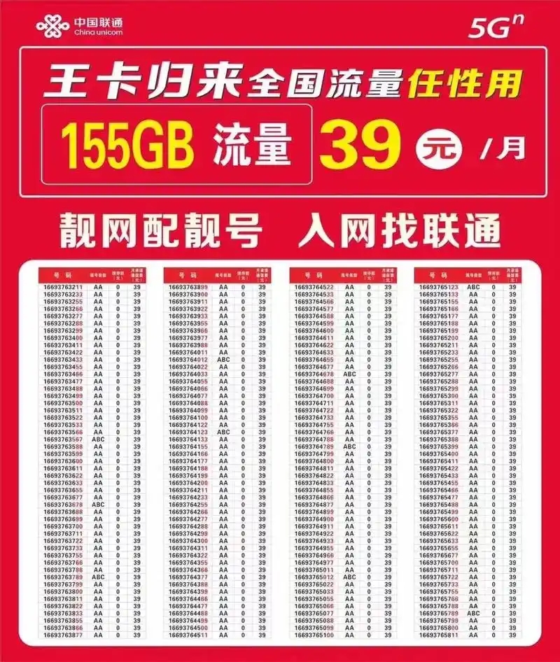 联通沃派39元套餐全解析:流量通话性价比与避坑指南-赫兹号卡网-赫兹通讯