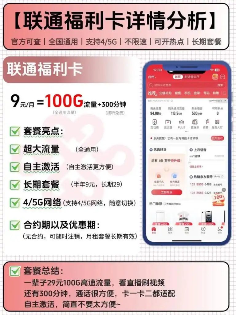中国联通9元5g会员权益包,联通5G会员权益包解析-赫兹号卡网-赫兹通讯