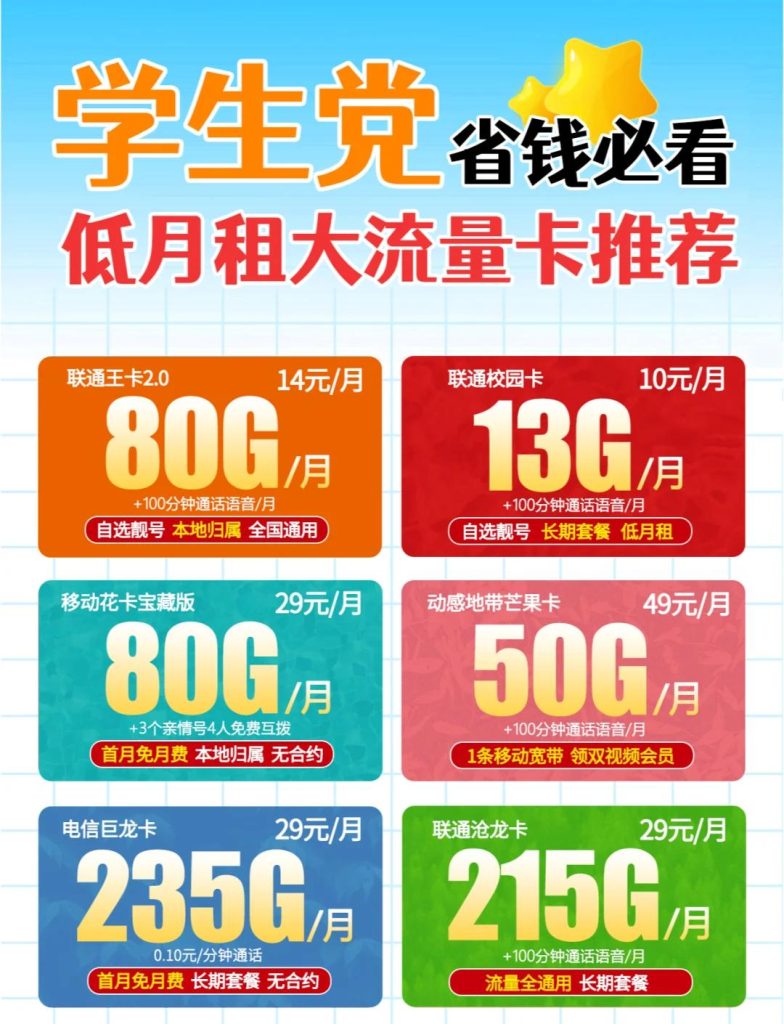什么手机卡流量多月租便宜,月租低至18元-赫兹号卡网-赫兹通讯