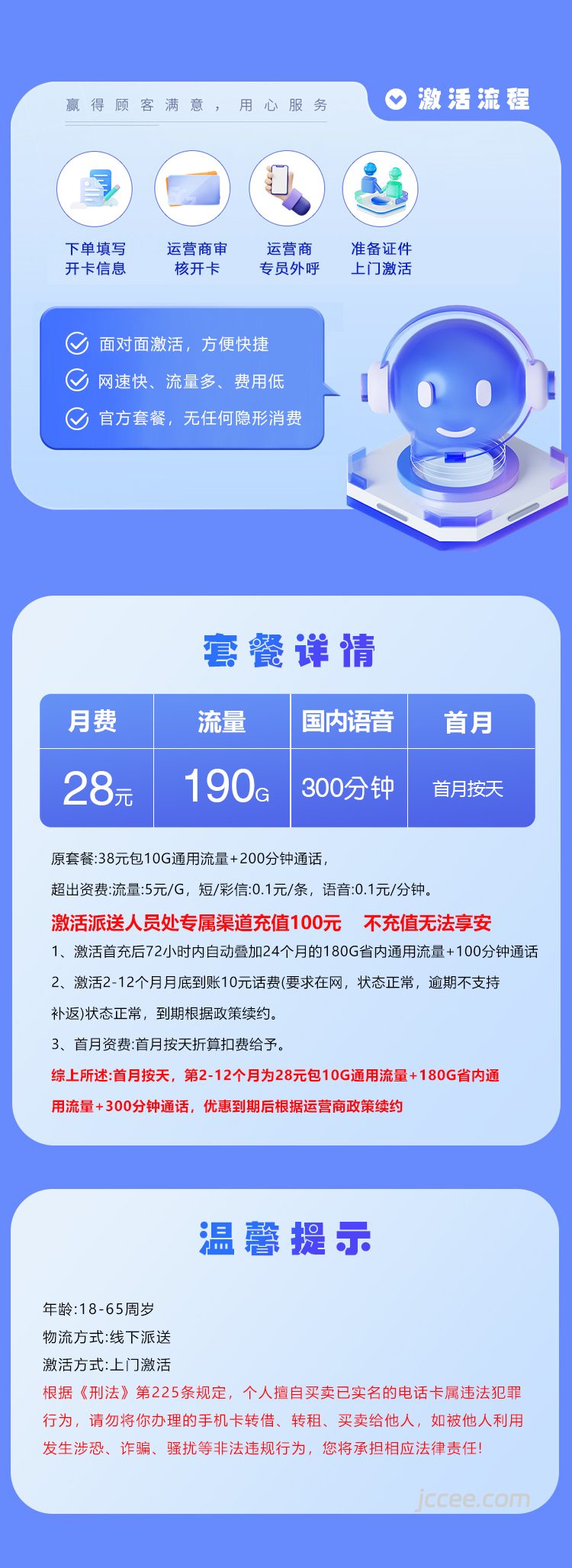 图片[1]-山东电信飞庆卡怎么样？28元190G流量+300分钟通话-赫兹号卡网