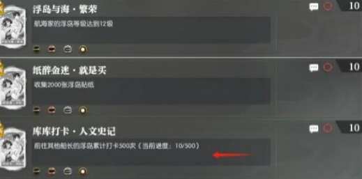 浮岛等级提升示意图