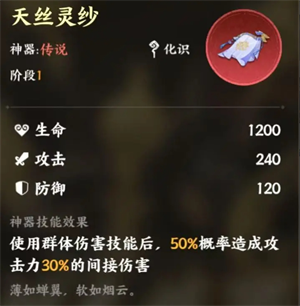天丝灵纱神器