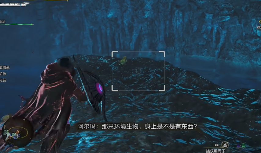 古盏蟹捕捉示意图