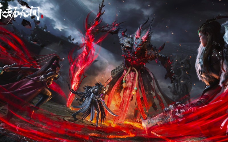 刘炼与火男组合示意图