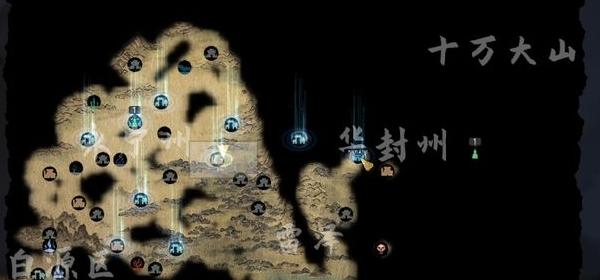 扶桑树位置示意图