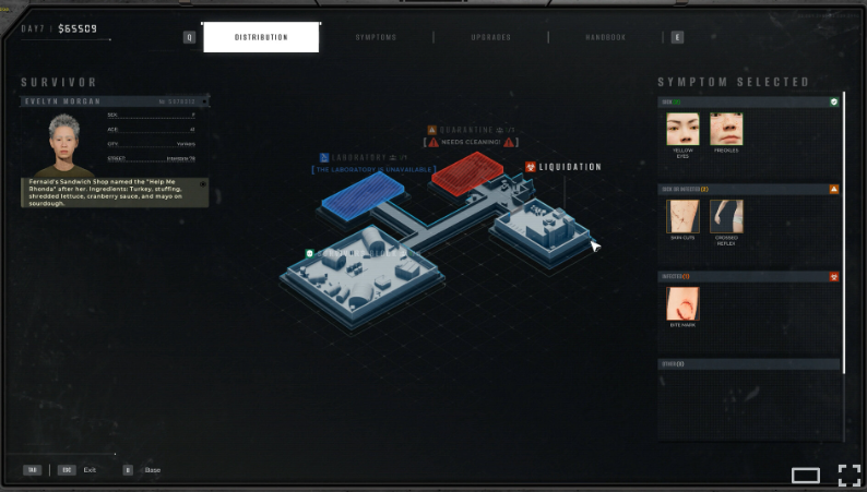 幸存者与撤离界面