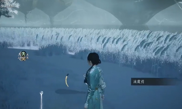 湖边小岛互动界面示意图