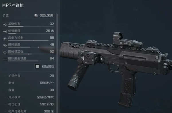 MP7改枪配置示意图