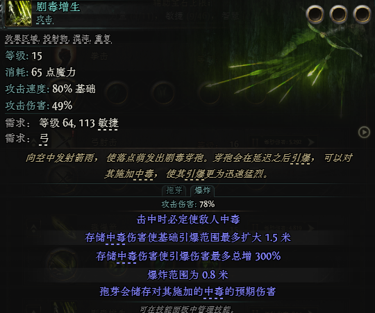 剧毒增生效果