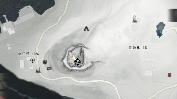 荧渊雕像位置示意图