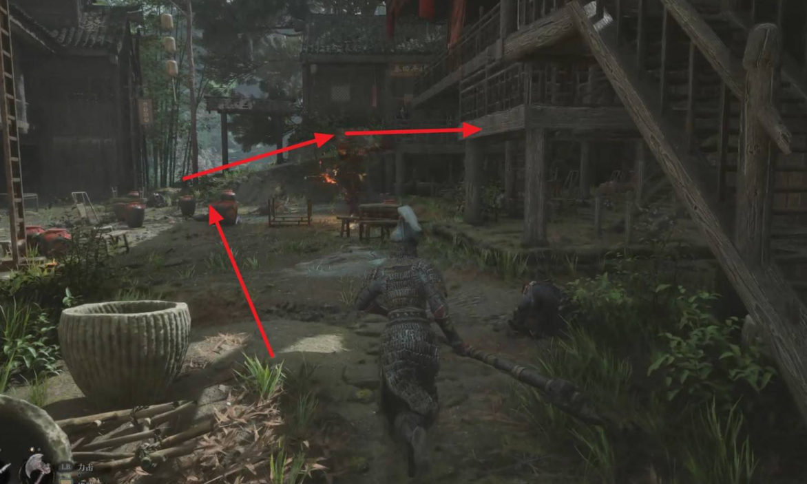 小道入口示意图