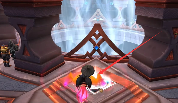 奥利波斯发光地板：传送暗影界的关键位置