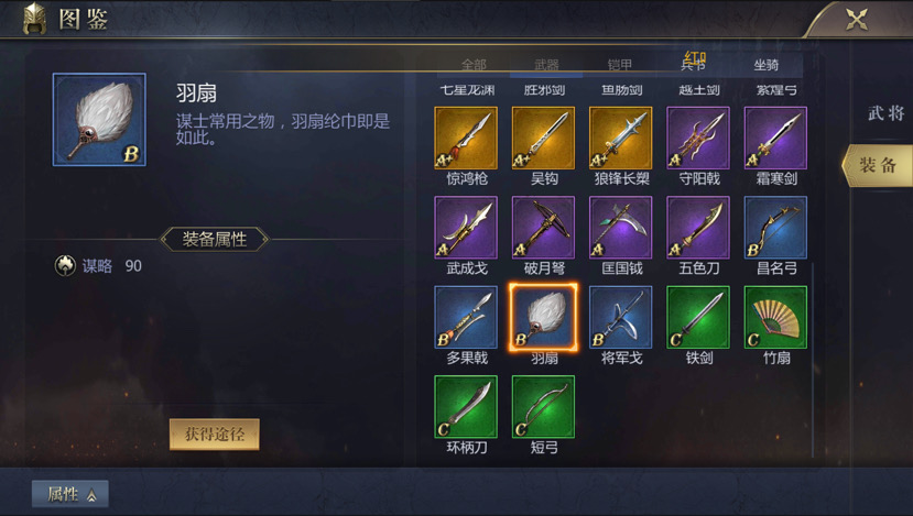 神装组合示意图