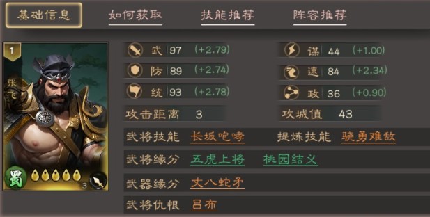 三国乱世霸王:张飞技能这样配,输出+控制双杀-景澄手游网