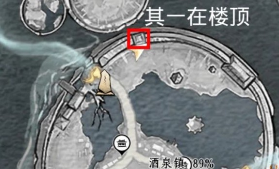 天水集屋顶房檐位置示意图