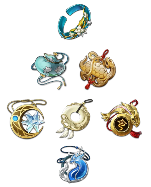 饰品搭配示意图