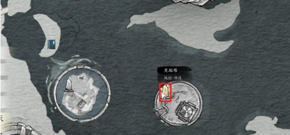 无垢塔内部路径指引