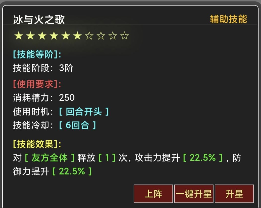 属性增幅技能示意图