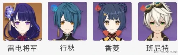 雷电国家队阵容示意图