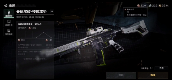 藏品页快速进入售卖界面