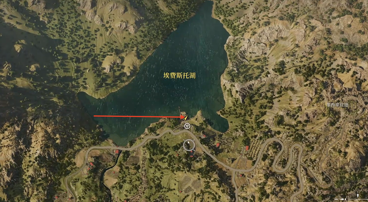埃费斯托湖位置指引