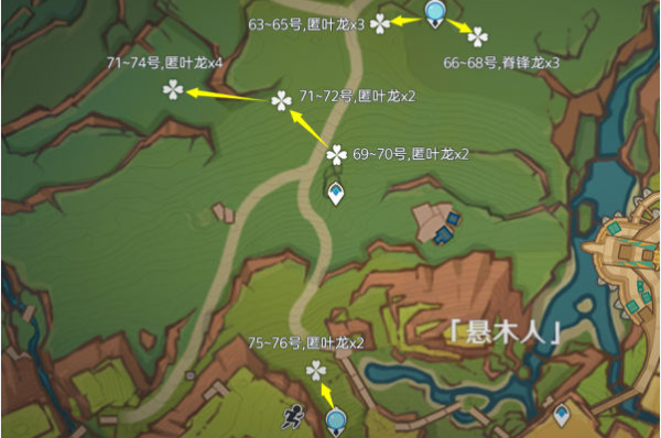 悬木人北侧路线图