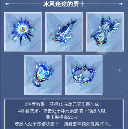 冰风迷途+苍白之火套装示意图