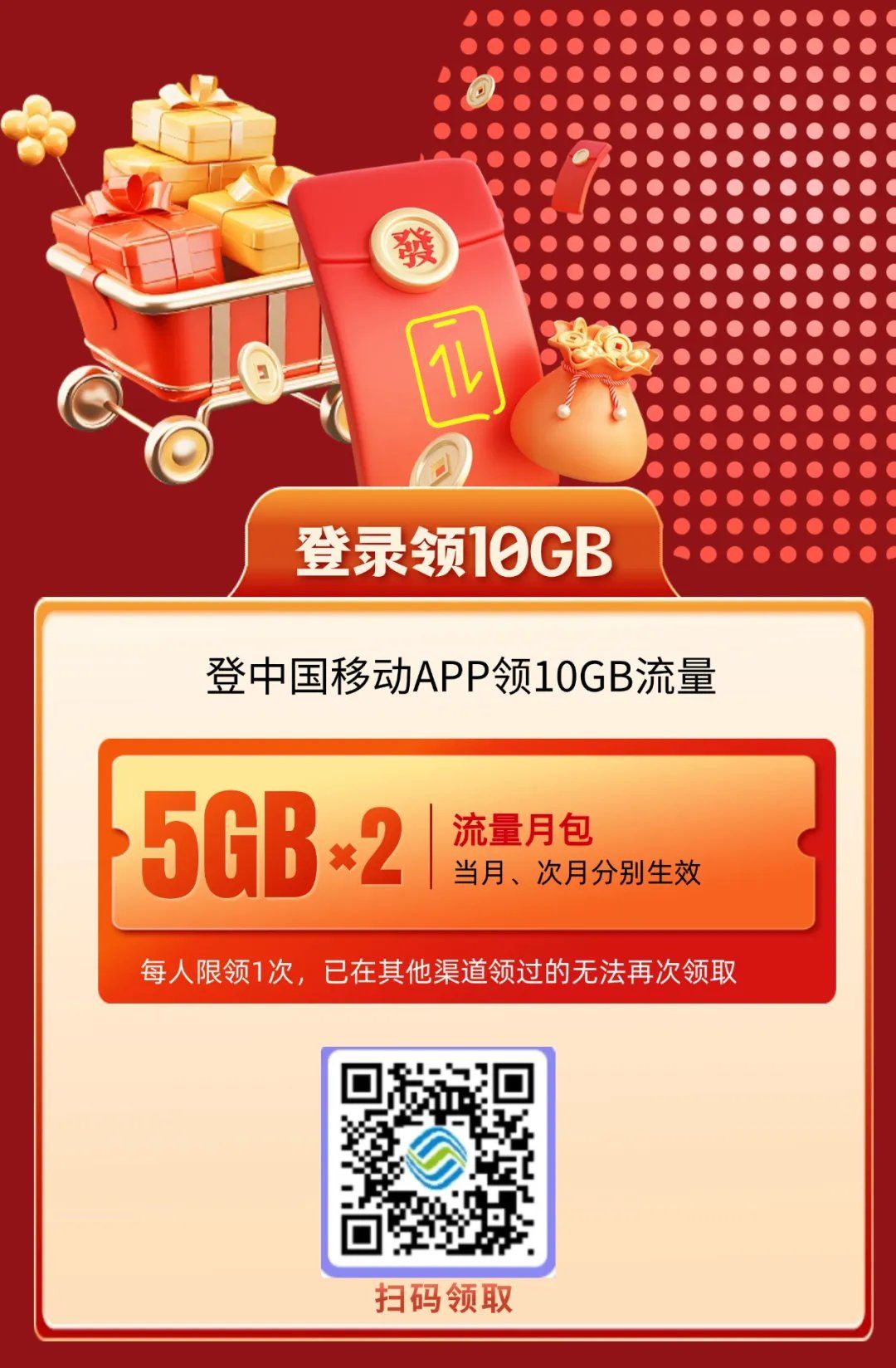 中国移动0元10g流量怎么领取的啊(10G流量领取全攻略)-赫兹号卡网-赫兹通讯