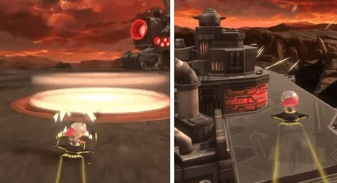 橙色区域飞升操作示意图