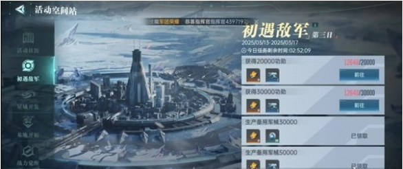 日常活动界面