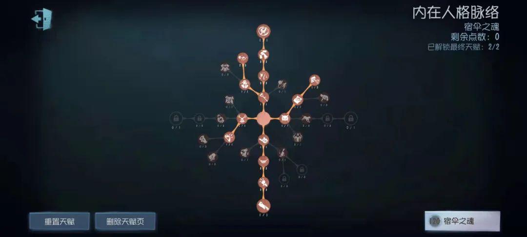 方案三天赋界面