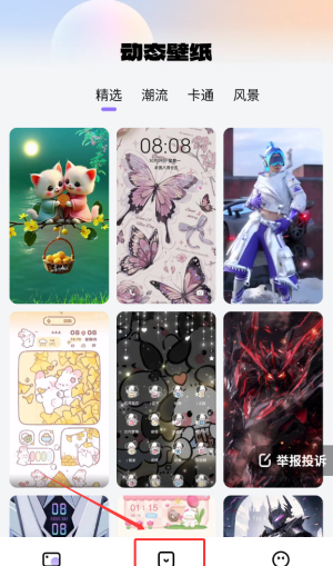 动态壁纸入口