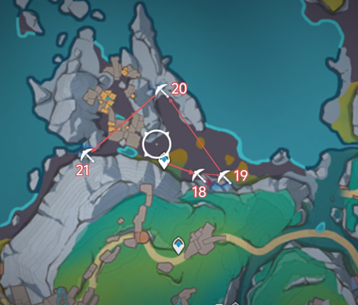 蓝珀湖地图