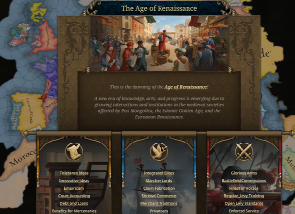 欧陆风云5 革新系统实测:3秒看懂四维解锁,不卡关-景澄手游网