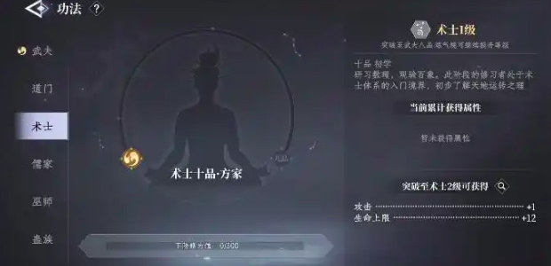 技能解锁流程