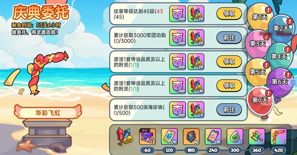 开服七天乐奖励示意图