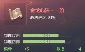 心法系统界面示意图