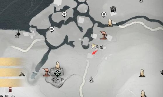 目标区域定位示意图