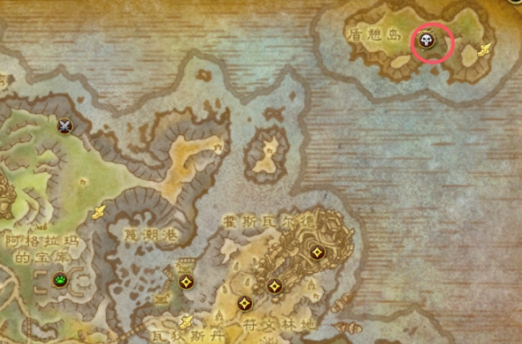 风暴峡湾BOSS坐标示意图