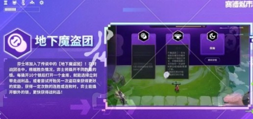 地下魔盗团羁绊示意图